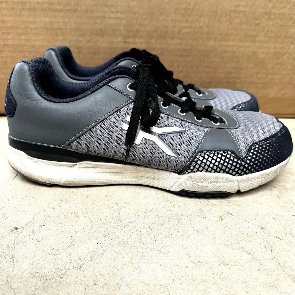 Kuru Quantum Shoes Athletic Sneakers Lace Up Mesh Low Top Gray Black 12